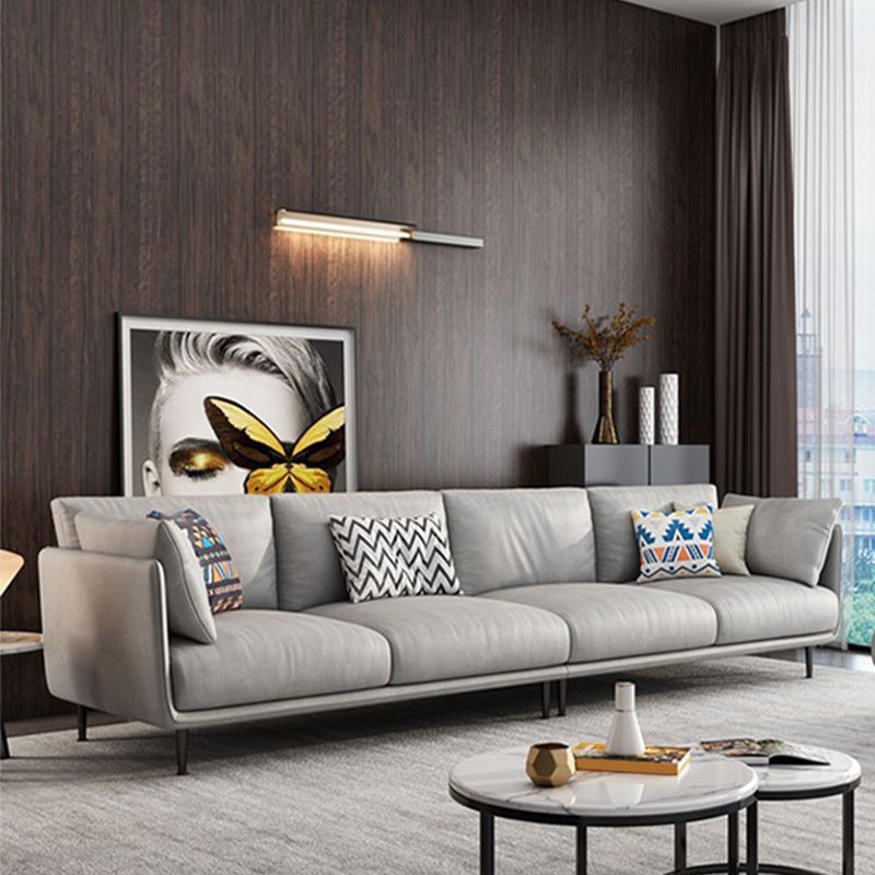 Sofá estándar resistente al sofá de cuero de cuero sintético para la sala de estar para sala de estar