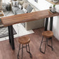 Living Room Solid Wood Counter Wine Table Sled Modern Natural Bar Height Pub Table Clearhalo 'Bar Furniture' 'Bar Tables' 'bar_tables' 'furn' 'furn_bar_tables' 'Furniture' 'Kitchen & Dining Furniture' 1200x1200_acade8c8-f96a-4257-9c05-e14878f8f183