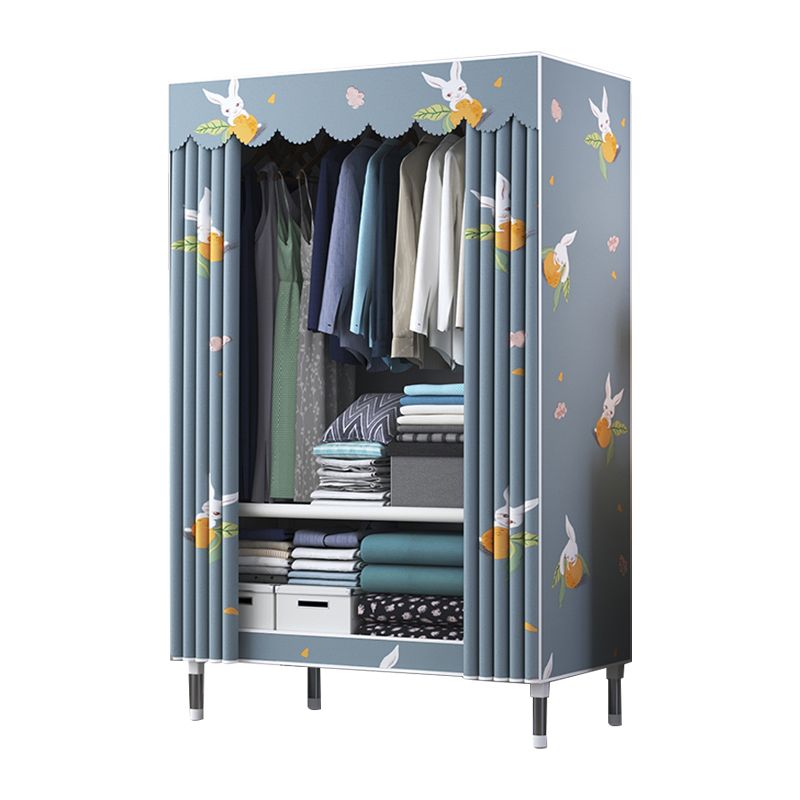 Hedendaagse stijl Garderobe Metal 1-deurs Garderobe Closet voor thuis
