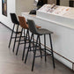Industriële stijl Barstool Indoor Black 4 Legs Bar Stool voor coffeeshop