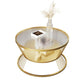 Modern Metal Frame Coffee Table Glass Top Coffee Or End Table with Shelf Clearhalo 'Coffee & Accent Tables' 'Coffee Tables' 'coffee_tables' 'furn' 'furn_coffee_tables' 'Furniture' 'Living Room Furniture' 1200x1200_acb679f6-5eb6-4982-ab83-6a978eeaaa47