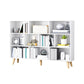 Closed Back Engineered Wood Shelf Bookcase Contemporary Bookshelf for Study Room Clearhalo 'Bookcases' 'furn' 'furn_bookcases' 'Furniture' 'Office Furniture' 1200x1200_acb87334-470c-4255-8ced-1ec755c80f2a