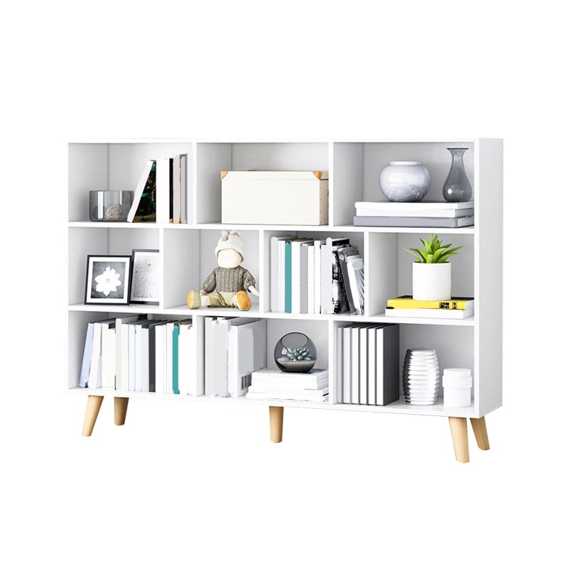 Closed Back Engineered Wood Shelf Bookcase Contemporary Bookshelf for Study Room Clearhalo 'Bookcases' 'furn' 'furn_bookcases' 'Furniture' 'Office Furniture' 1200x1200_acb87334-470c-4255-8ced-1ec755c80f2a