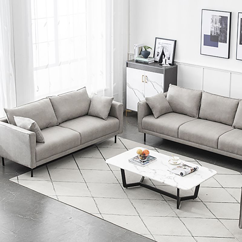 Modern Style Wooden Base Namib & Leather Art Multi-color Selection of Rectangular Sofa Clearhalo 'furn' 'furn_sofas' 'Furniture' 'furniture_sofas' 'kitchen' 'kitchen_sofas' 'Living Room Furniture' 'Sofa' 'sofas' 1200x1200_acb8e75c-efcd-4501-94ca-24b9fd42191e