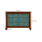 Commode de rangement en bois de commode traditionnelle ornée avec tiroirs pour chambre à coucher