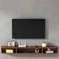 Mobile TV moderno in legno Console TV a parete con 4 ripiani