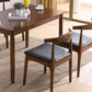 Contemporary Style Side Chair Wood Open Back Dining Chair for Dining Room