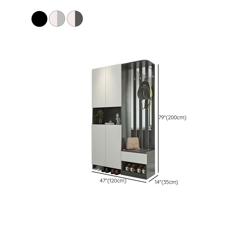 Modern 2-door Wood 78.74" Tall Accent Cabinet with Drawer for Living Room Clearhalo 'Cabinets & Chests' 'cabinets_chests' 'furn' 'furn_cabinets_chests' 'Furniture' 'Living Room Furniture' 1200x1200_acbf843d-3868-4387-a52f-281bdf617c79