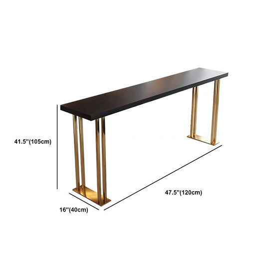 1/2/3 stukken rechthoekige pubtafel set luxueuze houten toonbanktafel ingesteld in zwart