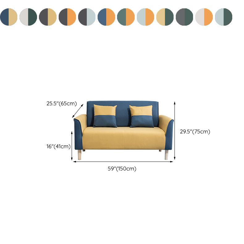 Les oreillers de canapé standard résistant aux taches comprenaient le savant avec les jambes