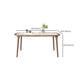 Modern Style Rectangle Table Set 1/2/5/7 Pieces Dining Set with Wood Legs