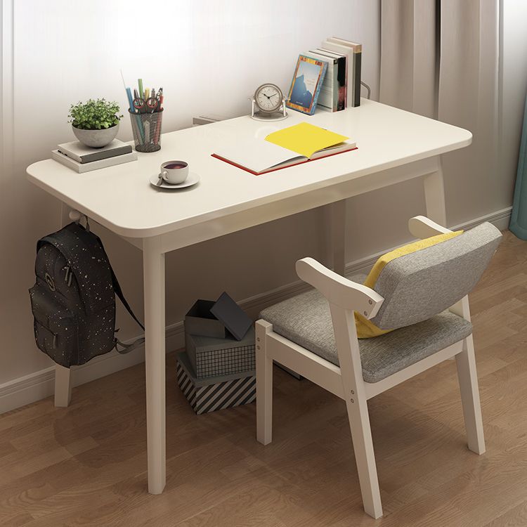 Modern Style Wooden Office Desk Rectangular Shape Task Desk with 4-Legs for Home Clearhalo 'furn' 'furn_office_desk' 'Furniture' 'Office Desks' 'Office Furniture' 'office_desk' 1200x1200_acc2e900-4eb5-46b8-86f8-e2ab5b6d9404