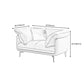 32" High Modern Faux Leather Tuxedo Arm Standard Sofa with Cushions for Apartment Clearhalo 'furn' 'furn_sofas' 'Furniture' 'furniture_sofas' 'Living Room Furniture' 'Sofa' 'sofas' 1200x1200_acc3a58b-f238-4787-b1b5-555931471234