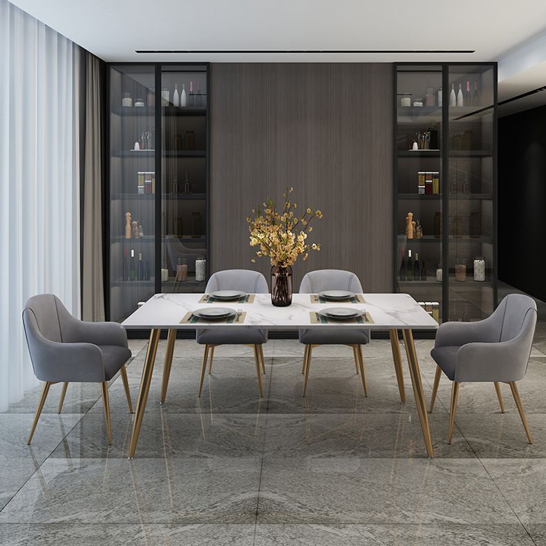 Glam Stone Dining Room Set 1/2/5/7 Pieces Dining Furniture Set /Separate Items Clearhalo 'Dining Room Sets' 'Dining Tables & Seating' 'dining_room_set' 'furn' 'furn_dining_room_set' 'Furniture' 'furniture_dining_room_set' 'Kitchen & Dining Furniture' 'kitchen&dining_furn' 'kitchen' 1200x1200_acc5268d-9e49-4b3b-8b4a-3910d23acb62