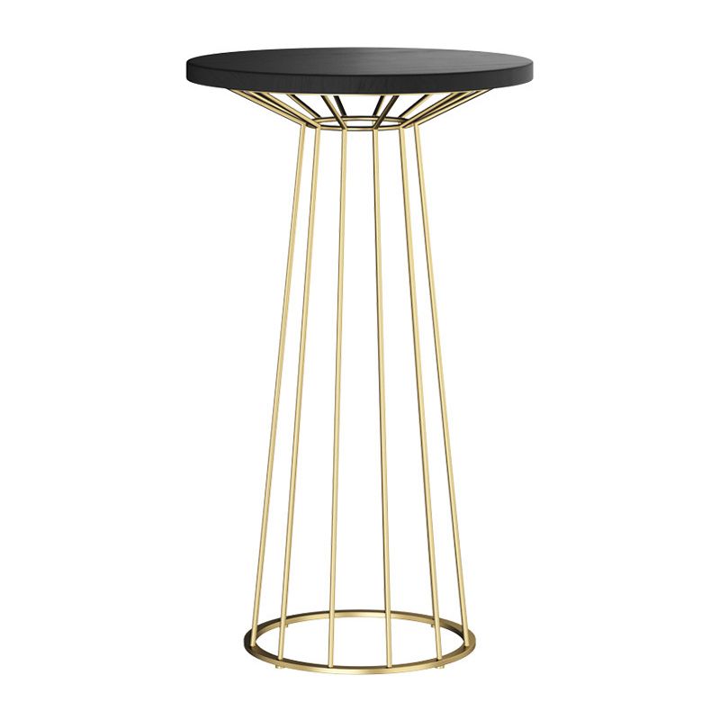 Sgabello da bar rotondo moderno e set da tavolo 1/2/3 pezzi set di pub in metallo e legno