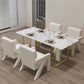 Nordic 1/5 Pieces Dining Set Stone Dining Table for Dining Room Clearhalo 'Dining Room Sets' 'Dining Tables & Seating' 'dining_room_set' 'furn' 'furn_dining_room_set' 'Furniture' 'Kitchen & Dining Furniture' 1200x1200_acc5d8bc-d920-47de-9ed9-8bf39eff9c86