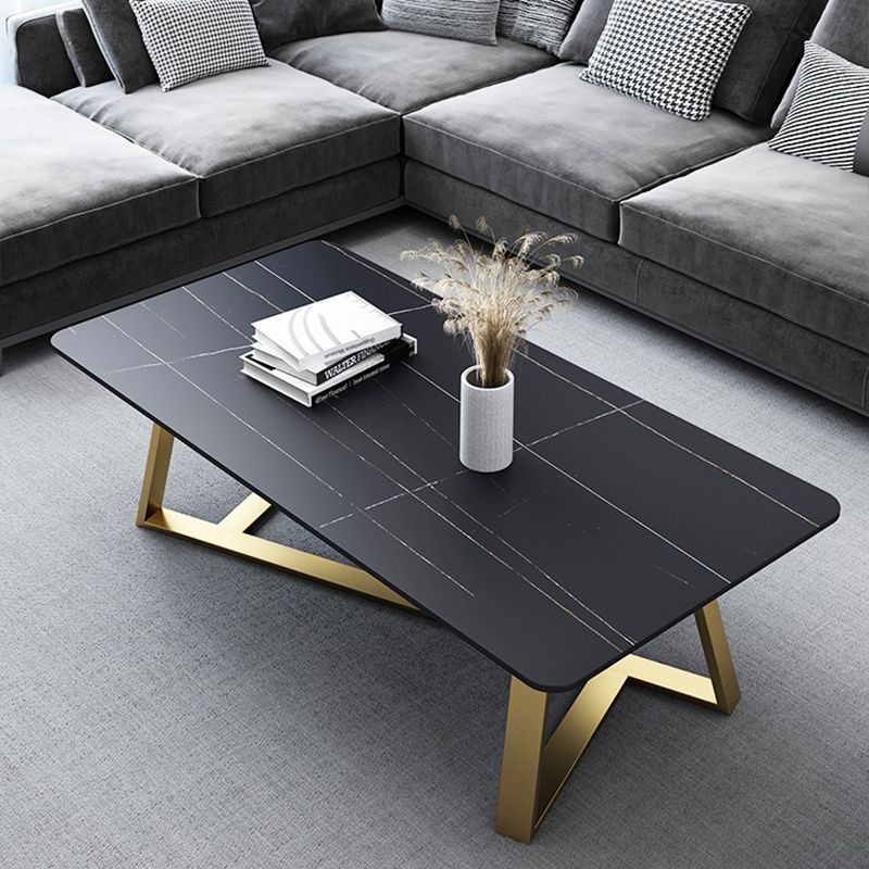 Frame 15.7" H 1 Single Cocktail Table Rectangular Slate Simple Coffee Table Clearhalo 'Coffee & Accent Tables' 'Coffee Tables' 'coffee_tables' 'furn' 'furn_coffee_tables' 'Furniture' 'Living Room Furniture' 1200x1200_acca7ffd-2c68-4a86-baca-3460e5f2c98c