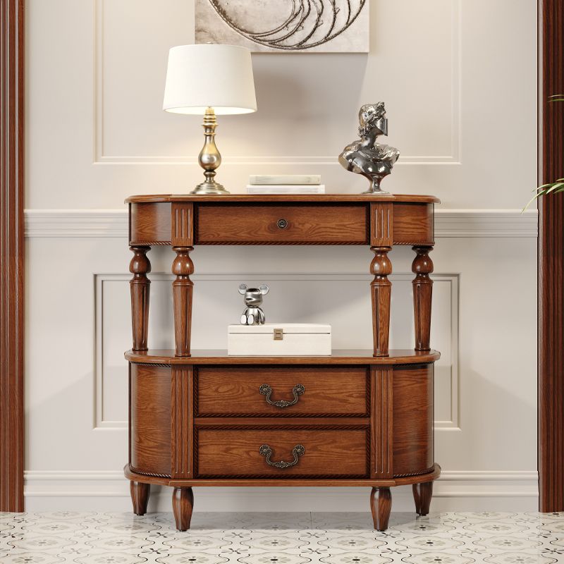 12 Inch Wide Console Table Mid Century Modern Wood Accent Table