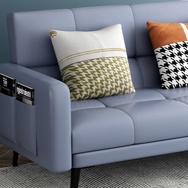 Transitional Modern Biscuit Back Stain Resistant Fabric Sofa 29.53"High Square Arm Sofa Clearhalo 'furn' 'furn_sofas' 'Furniture' 'furniture_sofas' 'Living Room Furniture' 'Sofa' 'sofas' 1200x1200_accd2c2f-ac65-4ea8-a09a-b9d376cf404d