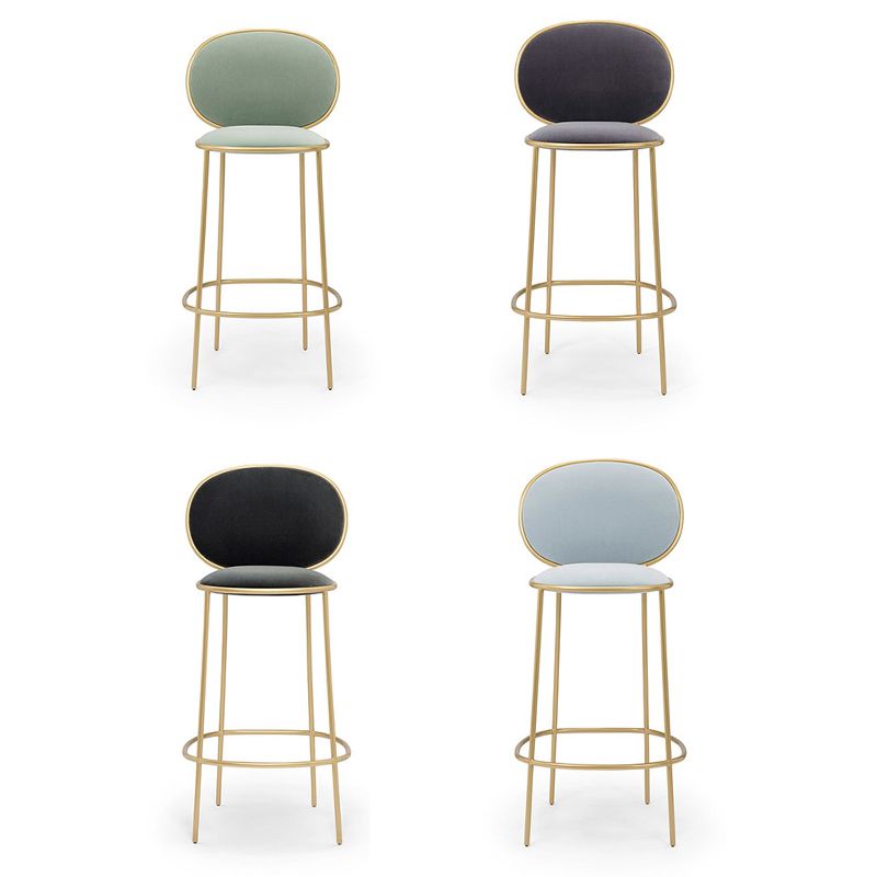 Contemporary Backrest Bar Stools Metal Barstool with Gold Legs Clearhalo 'Bar Furniture' 'Bar Stools' 'bar_stools' 'furn' 'furn_bar_stools' 'Furniture' 'Kitchen & Dining Furniture' 1200x1200_acce849d-266c-44b9-bf36-080ab21d3030