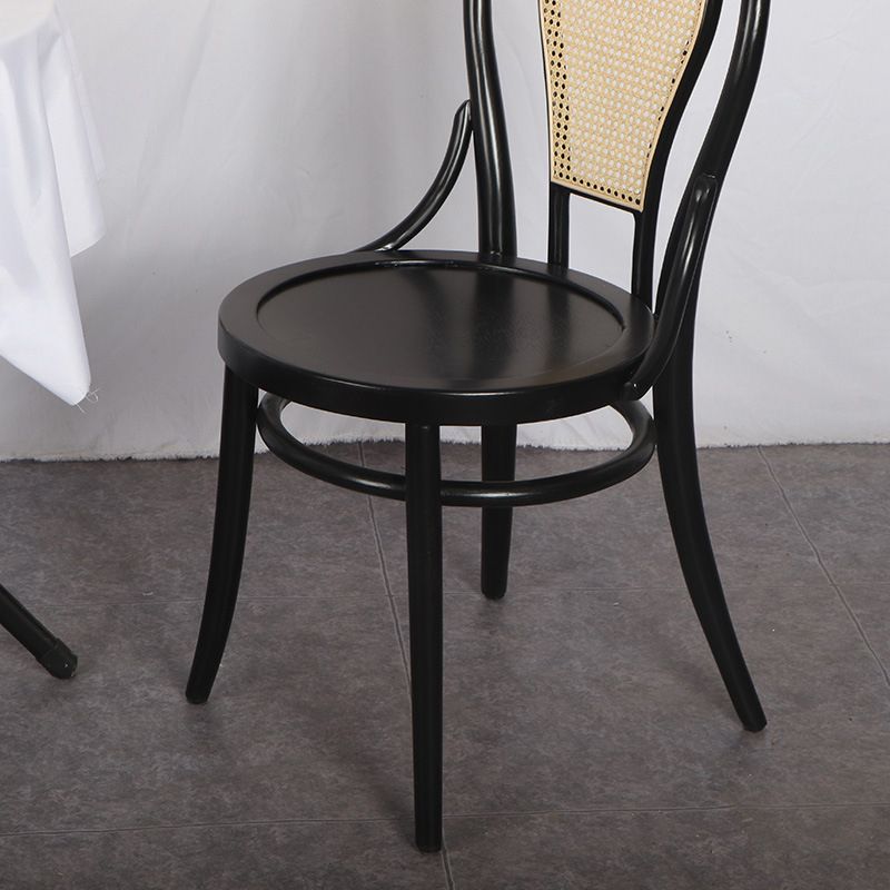 Modern Black Side Chair Solid Wood Dining Chair for Living Room Clearhalo 'Dining Chairs' 'Dining Tables & Seating' 'dining_chair' 'furn' 'furn_dining_chair' 'Furniture' 'Kitchen & Dining Furniture' 1200x1200_accffd70-e469-4dc0-85f8-e13bcfb15ce0