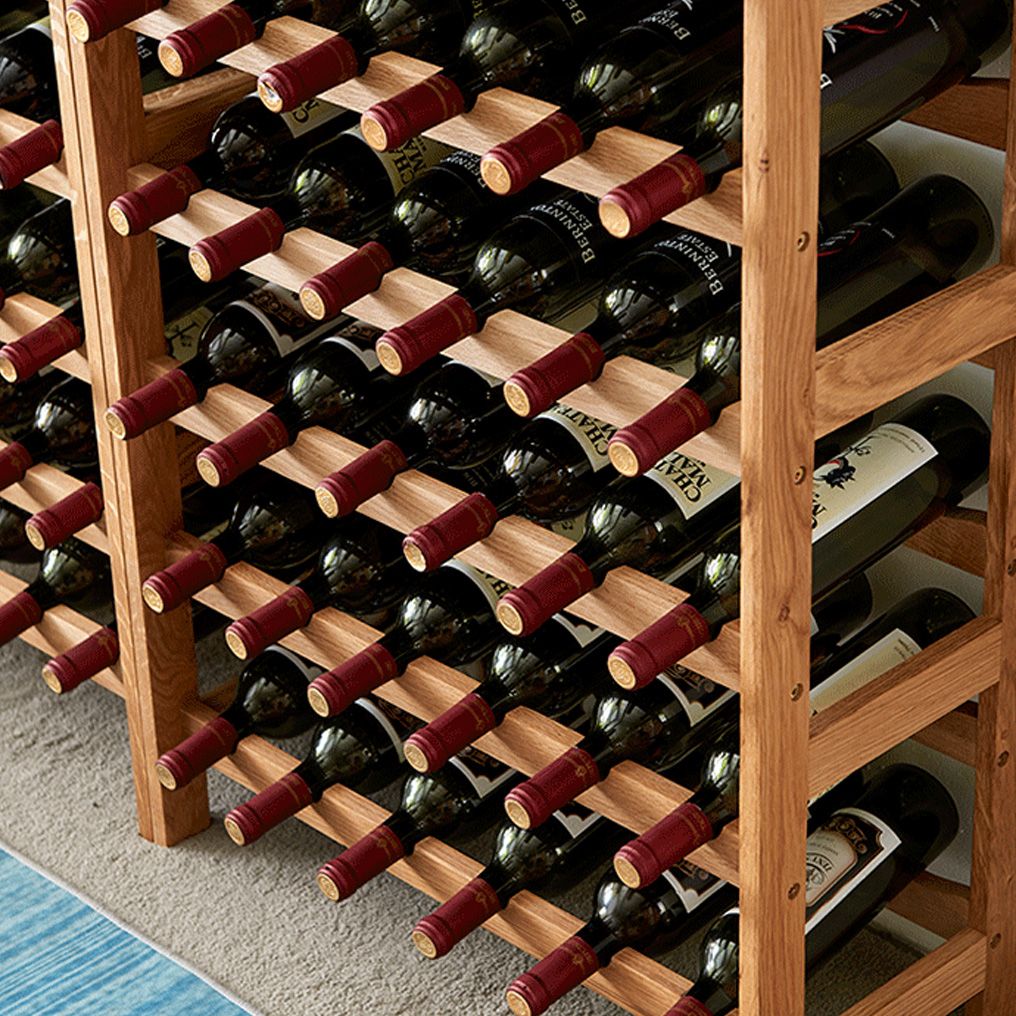 Modern Floor Wine Bottle Rack Solid Wood Wine Bottle Rack for Home Clearhalo 'furn' 'furn_wine_racks' 'Furniture' 'Kitchen & Dining Furniture' 'Wine Racks' 'wine_racks' 1200x1200_acd1c811-5169-4629-b38e-8ee80a482417