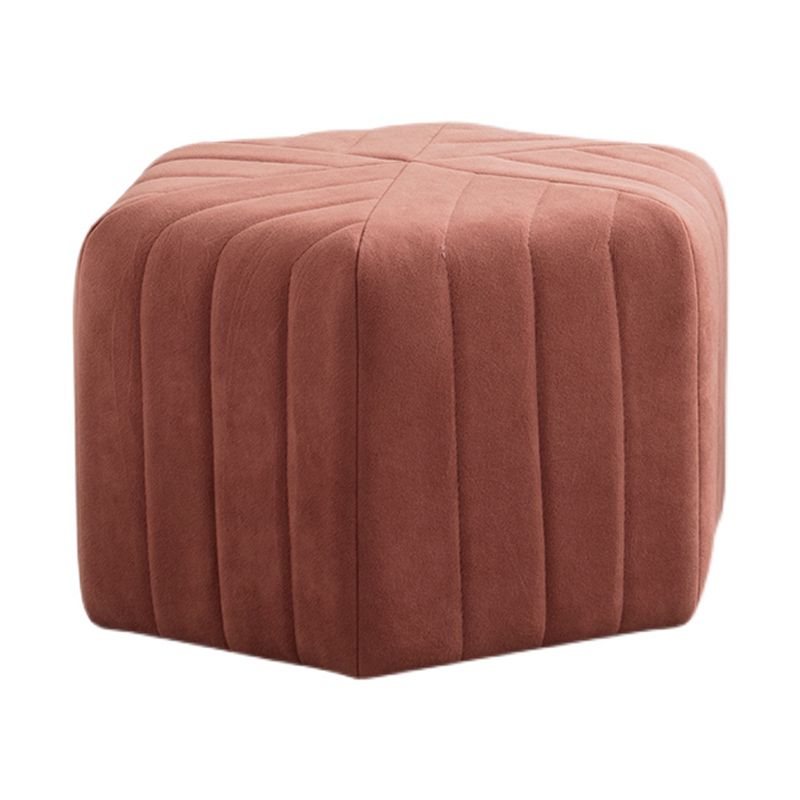 Solid Color Plush Footstool Modern Simple Hexagon Padded Foot Stool Clearhalo 'furn' 'furn_ottomans_poufs' 'Furniture' 'Living Room Furniture' 'Ottomans & Poufs' 'ottomans_poufs' 1200x1200_acd22494-5a64-44c8-8407-43284587db7c