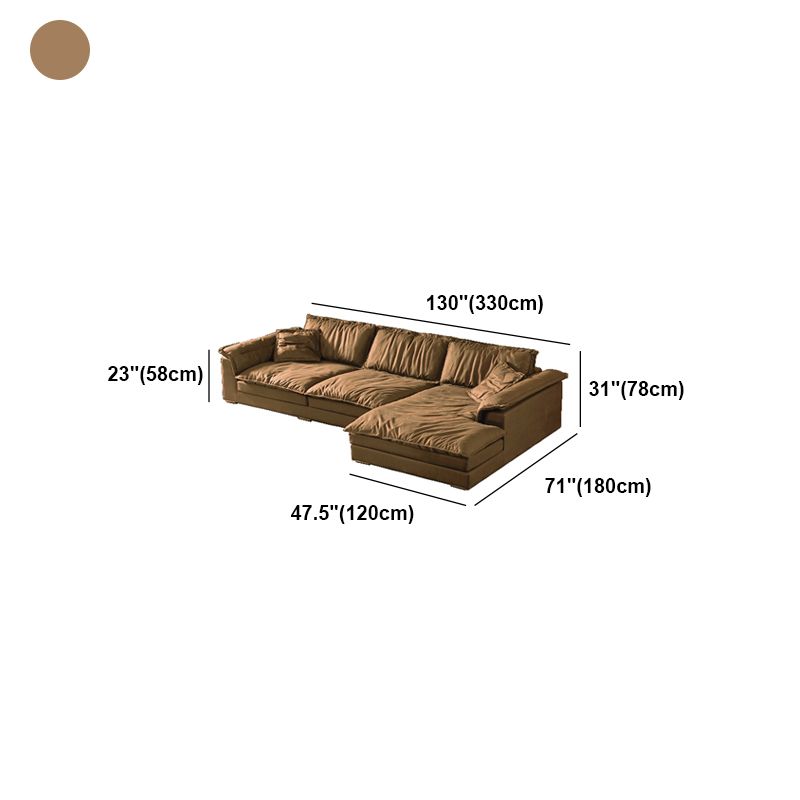 Modernes Kunstleder braunes Sofa Kissen Top Arm Kissen Sofa & Chaise