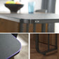 Folding Rectangle Dining Table Wood Frame Dining Table with Storage Pedestal Clearhalo 'Dining Tables & Seating' 'Dining Tables' 'dining_table' 'furn' 'furn_dining_table' 'Furniture' 'Kitchen & Dining Furniture' 1200x1200_acd36968-e1f8-45bb-89b9-1be88601a8e4