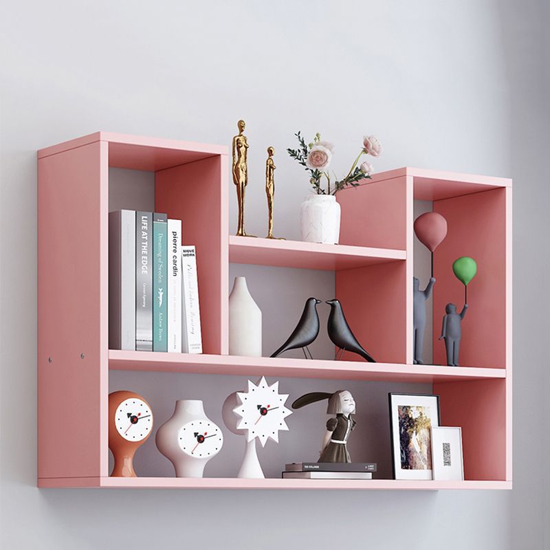 Wall Mounted Bookshelf Contemporary Style Bookcase for Study Room and Office Clearhalo 'Bookcases' 'Furniture' 'furniture_bookcases' 'Office Furniture' 1200x1200_acd38352-ac92-4727-a233-dcd7761f3628