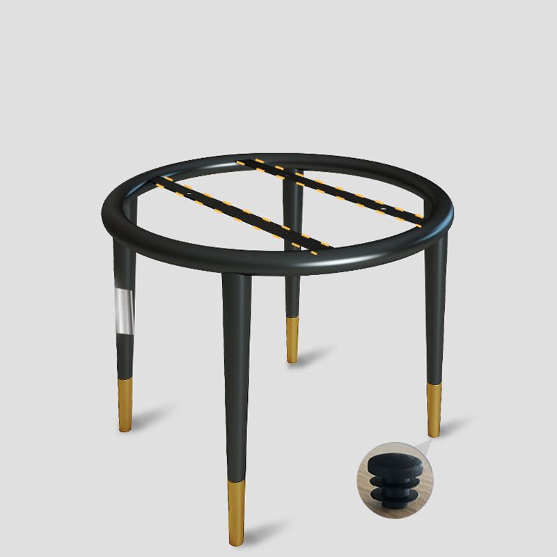 Sillas de comedor de estilo nórdico silla de comedor sin brazo con patas de metal para cocina