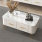 4 Legs Slate Rectangular Coffee Table Modern Single Coffee Table with Drawer Clearhalo 'Coffee & Accent Tables' 'Coffee Tables' 'coffee_tables' 'furn' 'furn_coffee_tables' 'Furniture' 'Living Room Furniture' 1200x1200_acd5d126-fa79-4123-a0c1-5cfc1cdda2b5