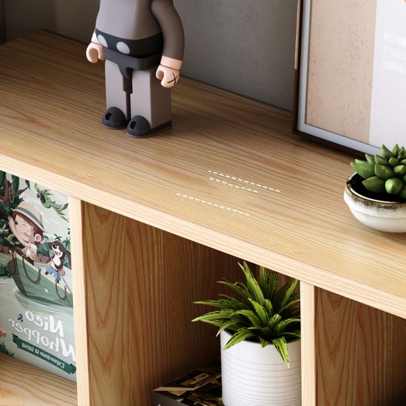 Natural Standard Bookshelf Wooden Contemporary Bookcase with Shelves Clearhalo 'Bookcases' 'furn' 'furn_bookcases' 'Furniture' 'Office Furniture' 1200x1200_acd62e0a-812a-4f66-8472-9ba11f2b6df9