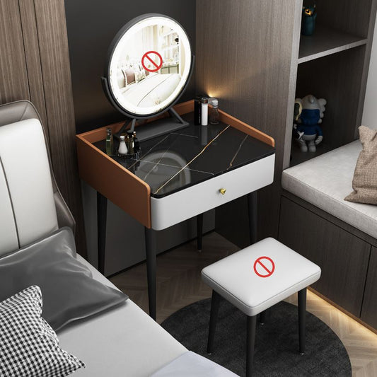 17.32 "brede ijdelheid set eigentijdse kaptafel met lade