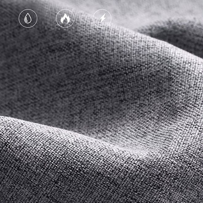 Living Room Contemporary Standard Square Arm Stationary Slipcovered Sofa