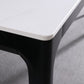 Rectangle Mid-Century Dining Table White Tone Fixed Table with Sintered Stone Clearhalo ' dining_table' 'Dining Tables & Seating' 'Dining Tables' 'Furniture' 'furniture_dining_table' 'Kitchen & Dining Furniture' 'kitchen&dining_furn' 'kitchen' 'kitchen_dining_table' 1200x1200_acde102d-b4cb-4940-8569-a78797624002