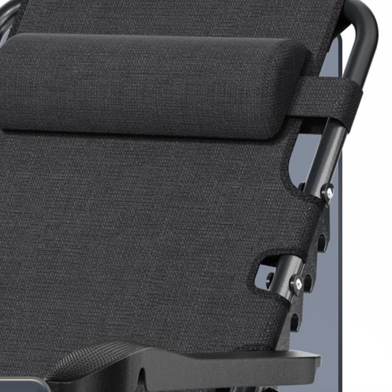 黒/金色の脚を備えた現代の金属ベースリクライニングチェア