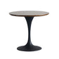 Modern Round Wood Tabletop Metal Tulip Base Dining Table for Dining Room