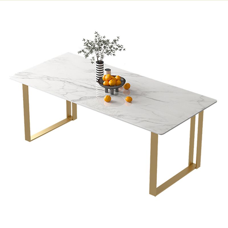 Traditional Luxury Rectangle Dining Table Sintered Stone Dining Table with Double Pedestal Clearhalo ' dining_table' 'Dining Tables & Seating' 'Dining Tables' 'furn' 'furn_dining_table' 'Furniture' 'furniture_dining_table' 'Kitchen & Dining Furniture' 'kitchen&dining_furn' 'kitchen' 'kitchen_dining_table' 1200x1200_ace1d6a8-97ec-4c56-88d1-0695494f8fe0