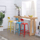 Modern Solid Wood Bar Table Set 1/5 Pieces Double Pedestal Pub Table Set in Natural Clearhalo 'Bar Furniture' 'furn' 'furn_home_bar_bar_sets' 'Furniture' 'Home Bars & Bar Sets' 'home_bar_bar_sets' 'Kitchen & Dining Furniture' 1200x1200_ace1ddd7-7929-4383-bd7e-2d0e0ff997c3