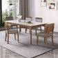 1/4/5/6/7 Pieces Table Furniture Set Sintered Stone Dining Room Set with Wooden Legs Clearhalo 'Dining Room Sets' 'Dining Tables & Seating' 'dining_room_set' 'furn' 'furn_dining_room_set' 'Furniture' 'furniture_dining_room_set' 'Kitchen & Dining Furniture' 1200x1200_ace222e6-cbe1-4e84-bfac-959aaeffc400