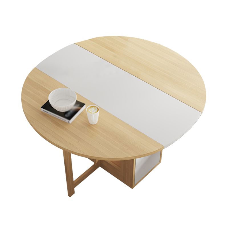 Round Mid-Century Modern Dining Table Pedestal Base Table for Dining Room(only table) Clearhalo ' dining_table' 'Dining Tables & Seating' 'Dining Tables' 'furn' 'furn_dining_table' 'Furniture' 'furniture_dining_table' 'Kitchen & Dining Furniture' 'kitchen&dining_furn' 'kitchen' 'kitchen_dining_table' 1200x1200_ace2eae0-0044-48f9-b664-e80b9cf60c6a
