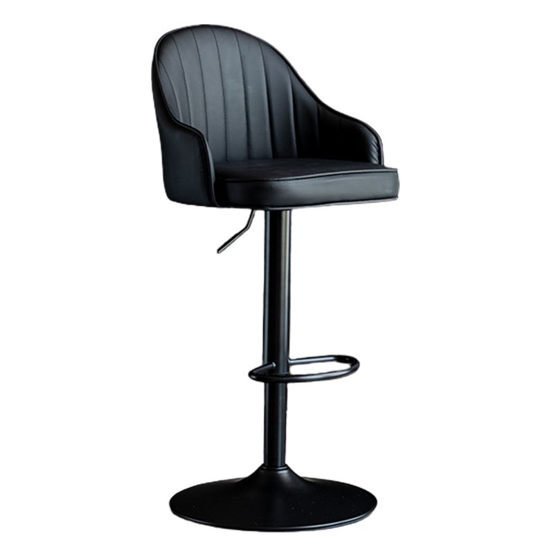Industrial Metal Counter Height Stools Back Bar Stool for Living Room Clearhalo 'Bar Furniture' 'Bar Stools' 'bar_stools' 'furn' 'furn_bar_stools' 'Furniture' 'Kitchen & Dining Furniture' 1200x1200_ace4023e-e829-4ba5-9208-f721c20bc95d