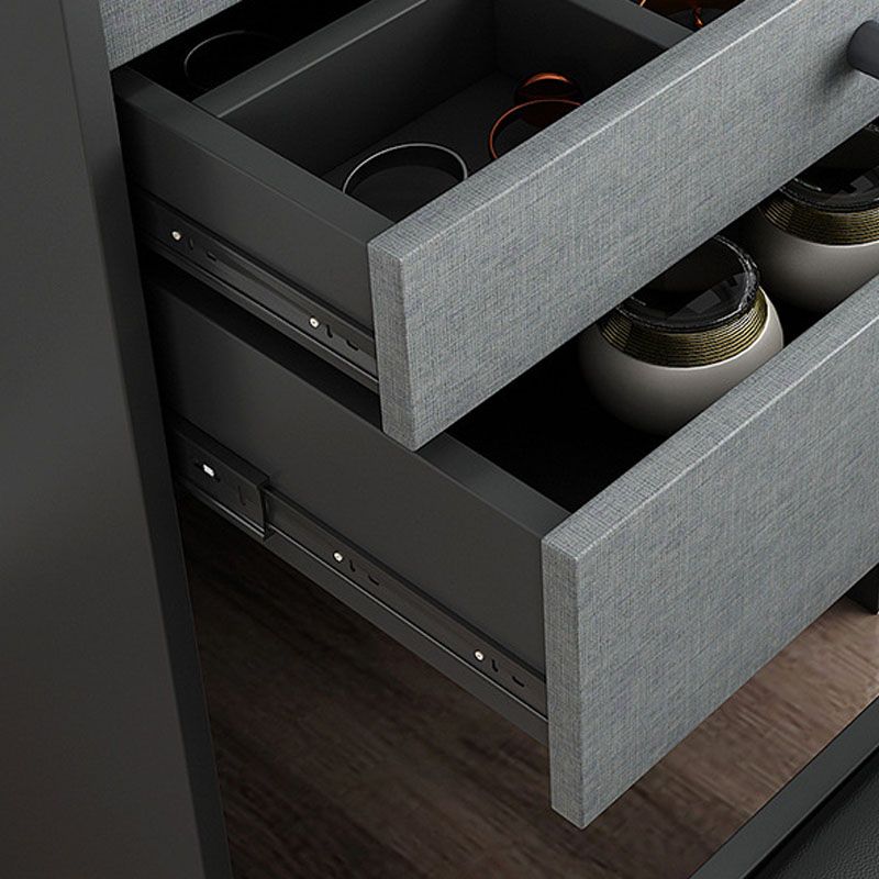 Vanity trucco con 5 cassetti di stoccaggio da 15,74 "largo cassettiera in legno