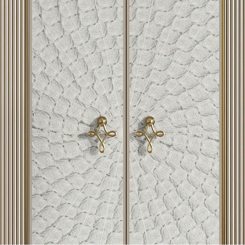 Gabinetes de madera de ingeniería modernos de aparador Credenza, 35.4 pulgadas de altura