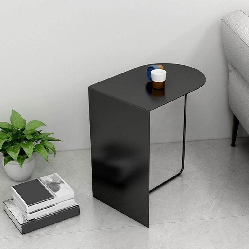 19.69" Tall Mid-century Side End Table Metal Abstract Sofa Side Accent Table