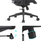 Mécanisme d'inclinaison de chaise de bureau amovible moderne Pas de chaise ergonomique pénible