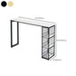 Industrielles Pub-Ess-Set, 1/2/3-teilig, Barhocker und Tisch-Set