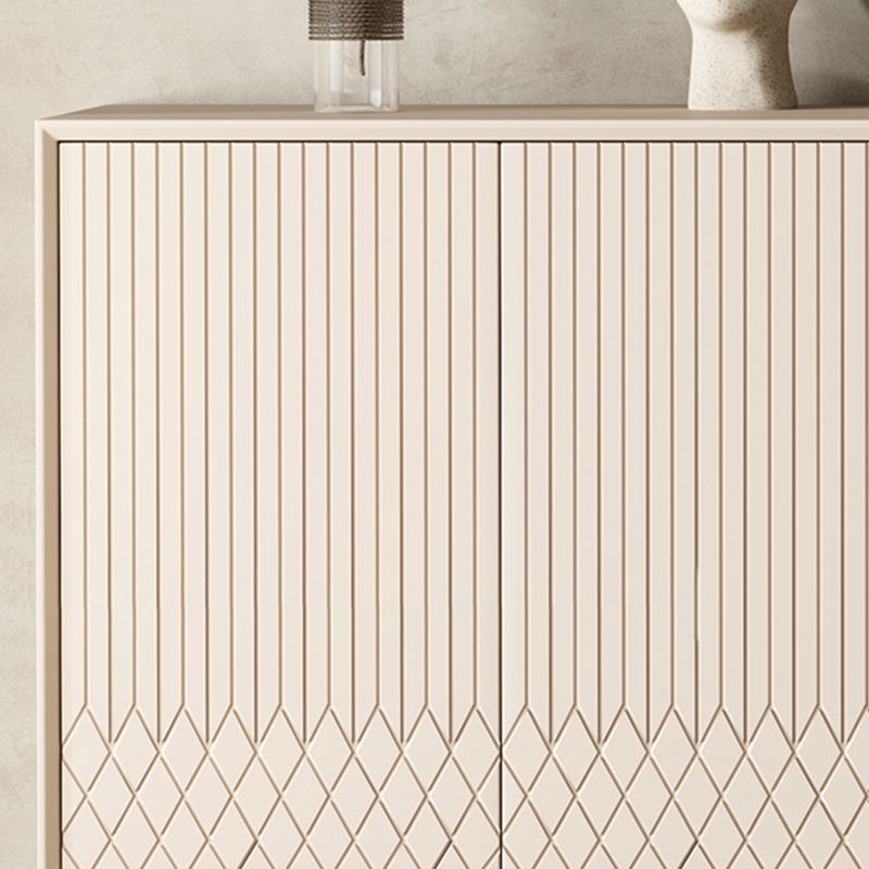 現代のサイドボードキャビネットは、キッチン用のドア付きの木製サイドボードテーブルを設計しました