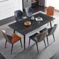 Luxury Sintered Stone Dining Table Rectangle Living Room Fixed Kitchen Table